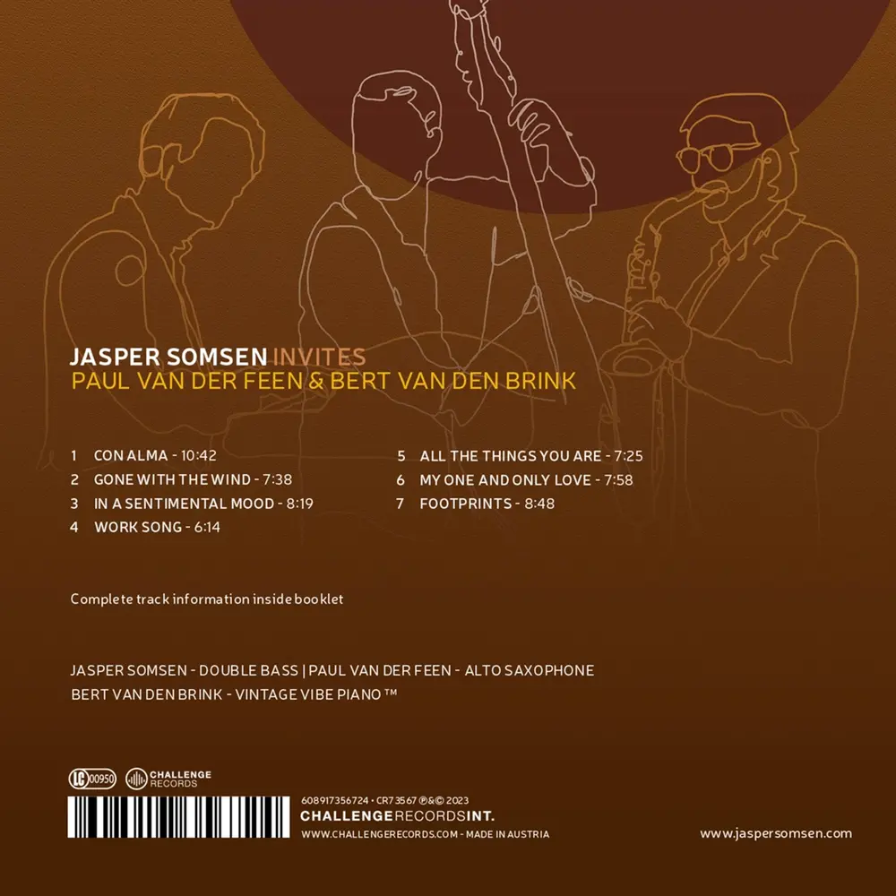 JASPER SOMSEN INVITES PAUL VAN DER FEEN AND BERT V (CD)