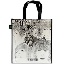 Taška Eco Shopper: Revolver Shiny Version (White) (Back Print)