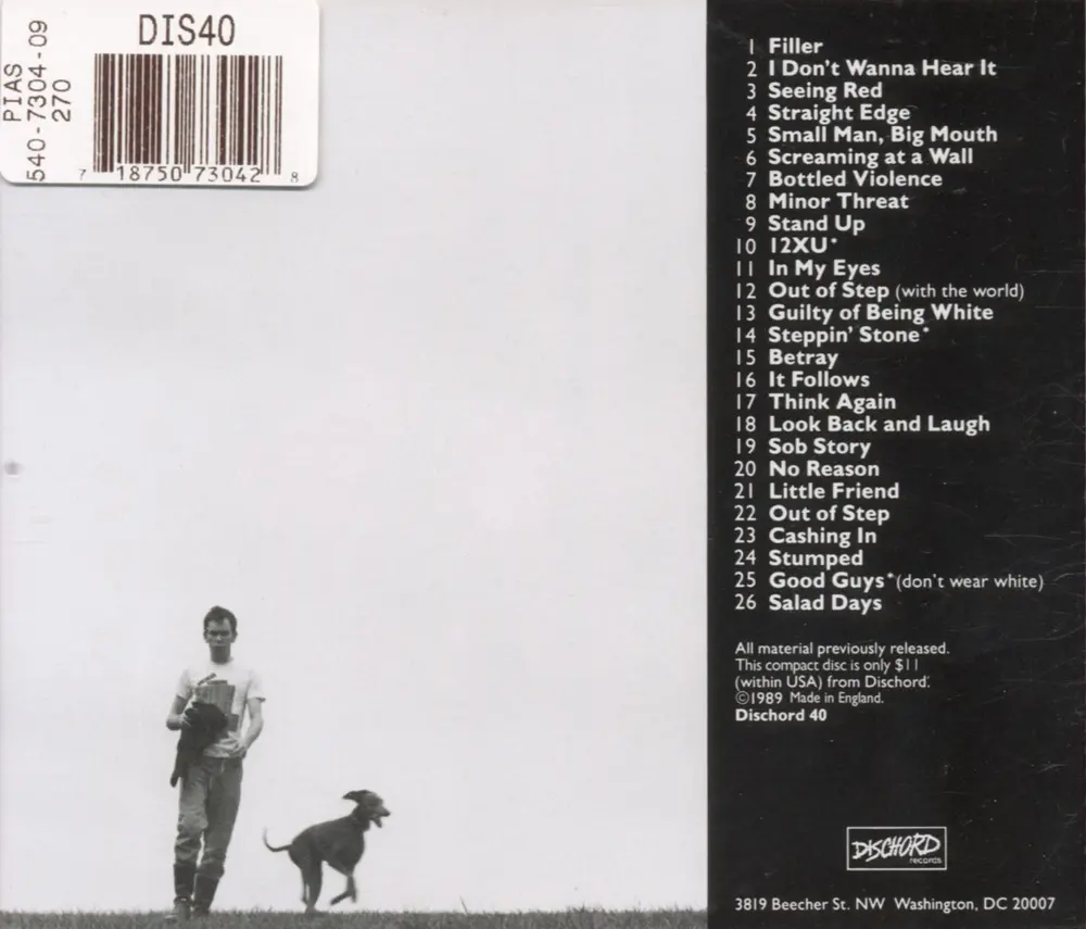 Minor Threat – COMPLETE DISCOGRAPHY (CD)