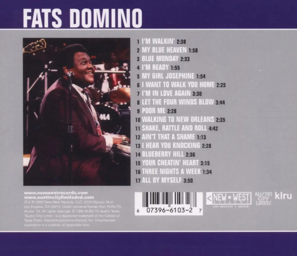 Fats Domino – Domino, Fats - Live From Austin, Tx (CD)