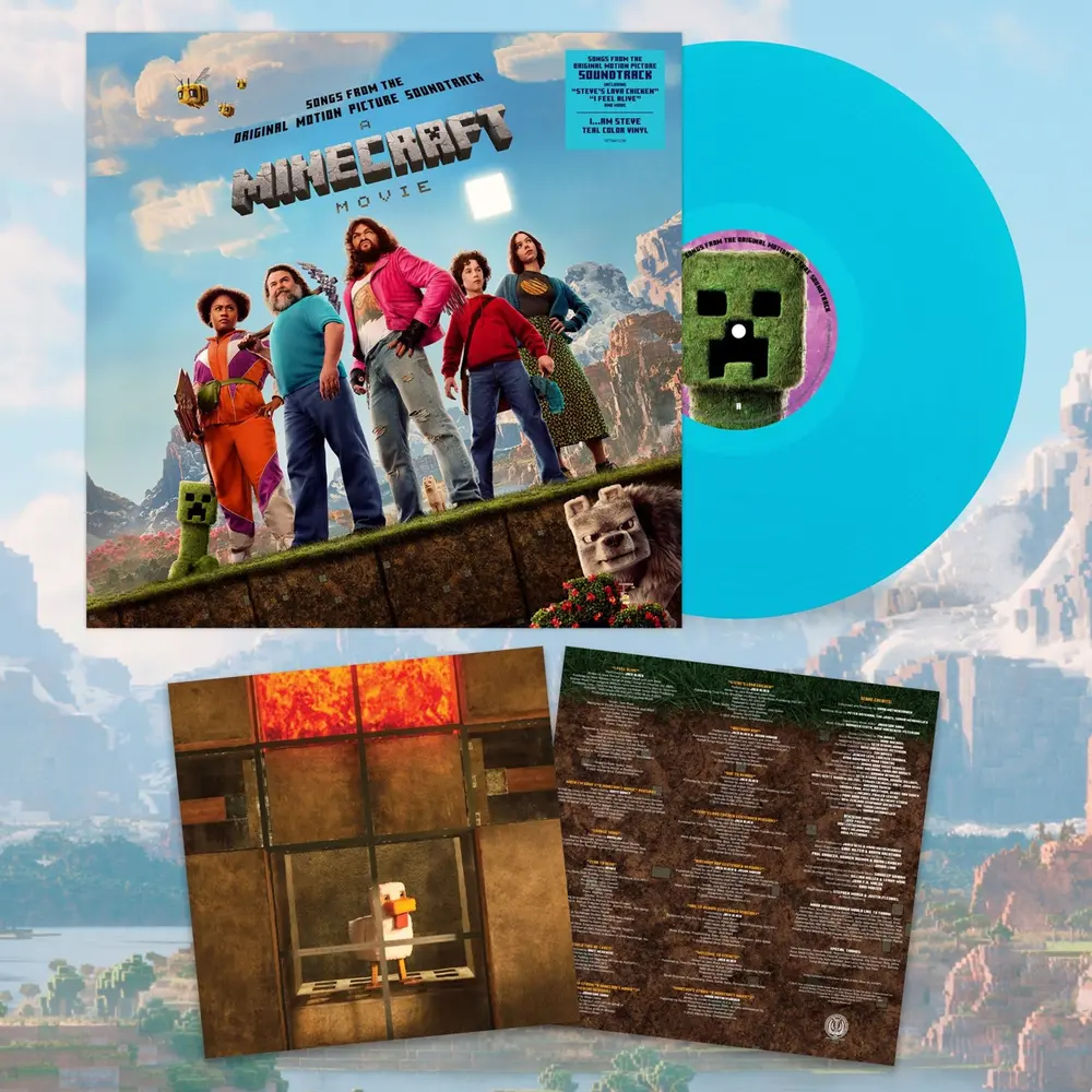 A MINECRAFT MOVIE (SONGS FROM THE ORIGINAL MOTION PICTURE SOUNDTRACK) (TEAL VINYL)