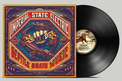 Imperial State Electric – Vinyl REPTILE BRAIN MUSIC (Orange Vinyl)