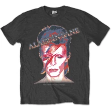 David Bowie, Tričko Aladdin Sane, Unisex, Čierna
