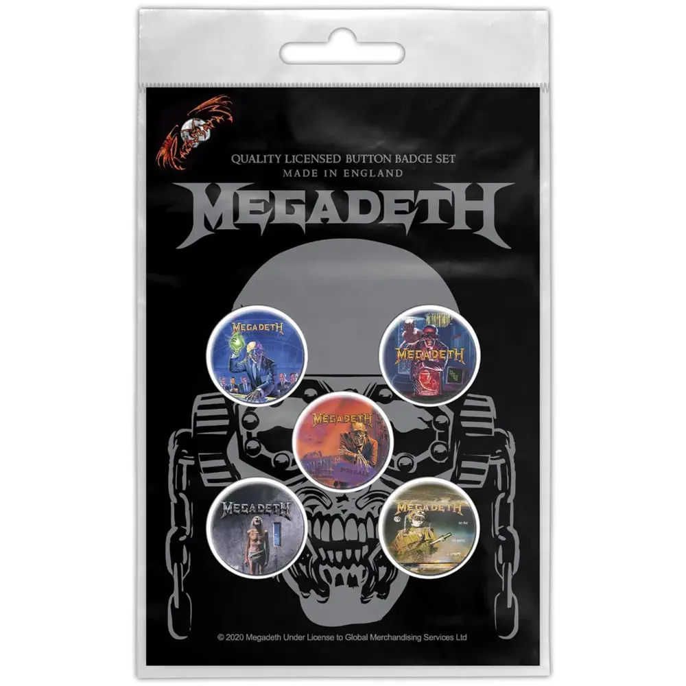 Megadeth – Vic Rattlehead (Button Badge Pack) (Odznak)