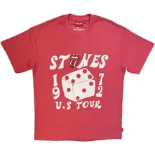 Ladies Unplugged T-Shirt: Dice Tour '72 (Pink) thumbnail