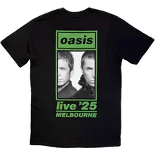 Oasis – Melbourne 4 Nov Event (Čierna, Limited) (Tričko)