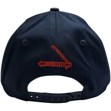 Unisex Baseball Cap: Old English Logo (Back Print)(Navy Blue) thumbnail