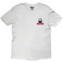 Unisex T-Shirt: Tanzneid Robot (White) (Back Print) thumbnail