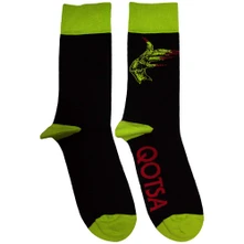 Queens of the Stone Age, Ponožky Green Hands, Unisex, Čierna
