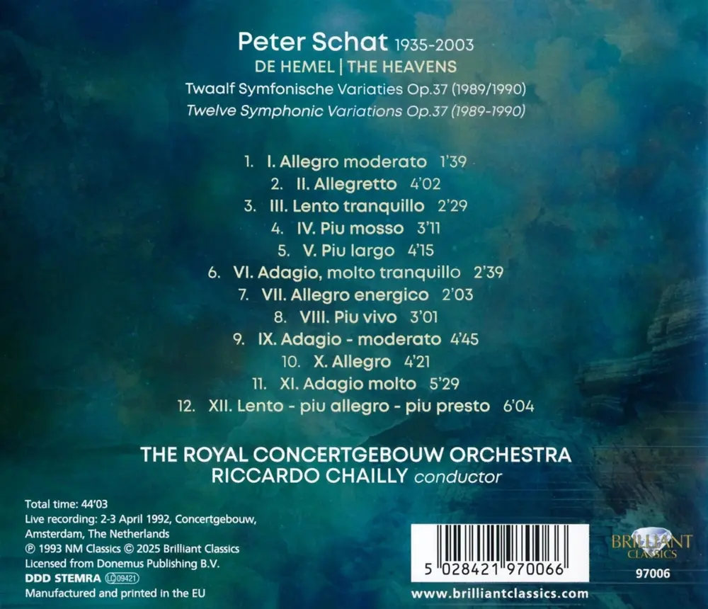 PETER SCHAT: DE HEMEL / THE HEAVENS