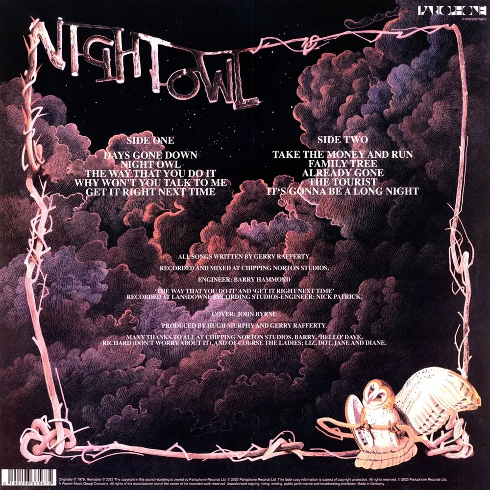 Gerry Rafferty – NIGHT OWL (Vinyl)
