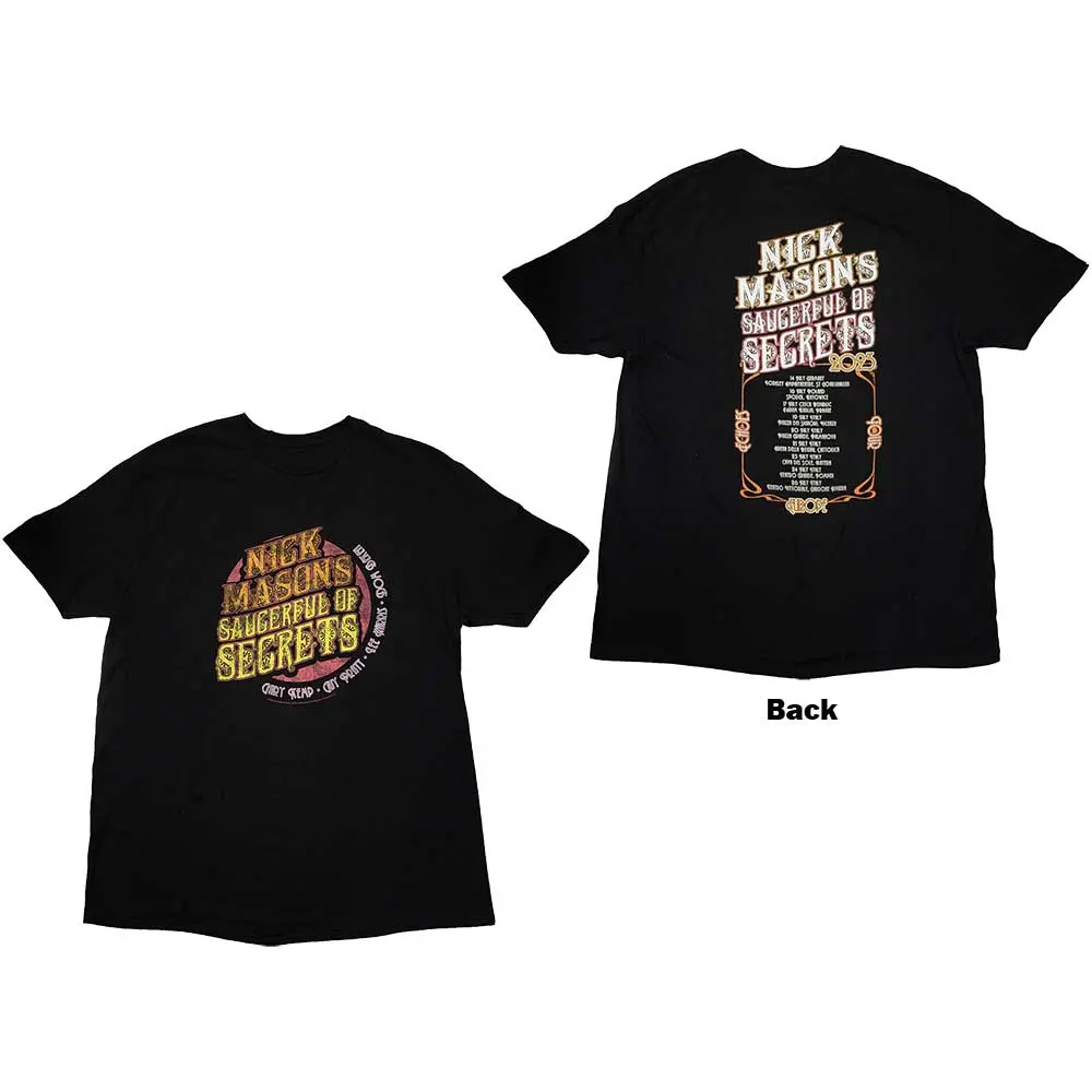 Unisex T-Shirt: Europe Tour 2023 (Black) (Back Print & Ex-Tour)