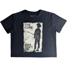 The Cure, Tielko Boys Don't Cry B&W, Žena, Modrá