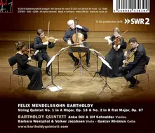 MENDELSSOHN, STRING QUINTETS thumbnail