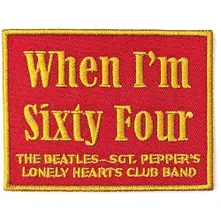 The Beatles – When I'm Sixty Four (Nášivka)