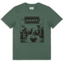 Tričko Unisex T-Shirt: Definitely Maybe Frame (Green) (Ex-Tour)