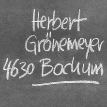 Herbert Grönemeyer, Vinyl BOCHUM