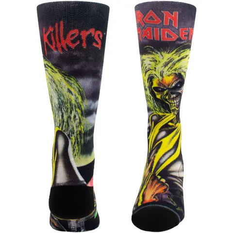 Unisex Crew Socks: Killers Sublimation (Black) (UK Size 6.5 - 11)