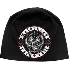 Motörhead, Čapica Biker Badge, Unisex, Čierna