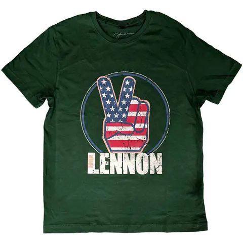 Peace Fingers US Flag