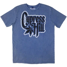 Cypress Hill, Tričko Logo, Unisex, Modrá