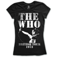 The Who, Tričko British Tour 1973, Žena, Čierna