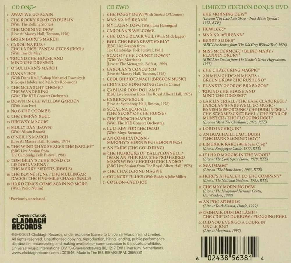 Chronicles: 60 years of The Chieftains (+DVD)