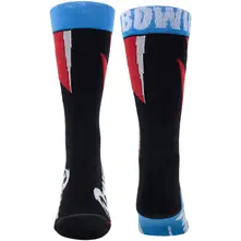 Ponožky Unisex Crew Socks: Red Flash (Black)  (UK Size 6.5 - 11)