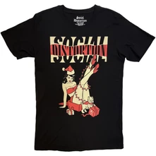 Social Distortion, Tričko Pin Up Holiday, Unisex, Čierna