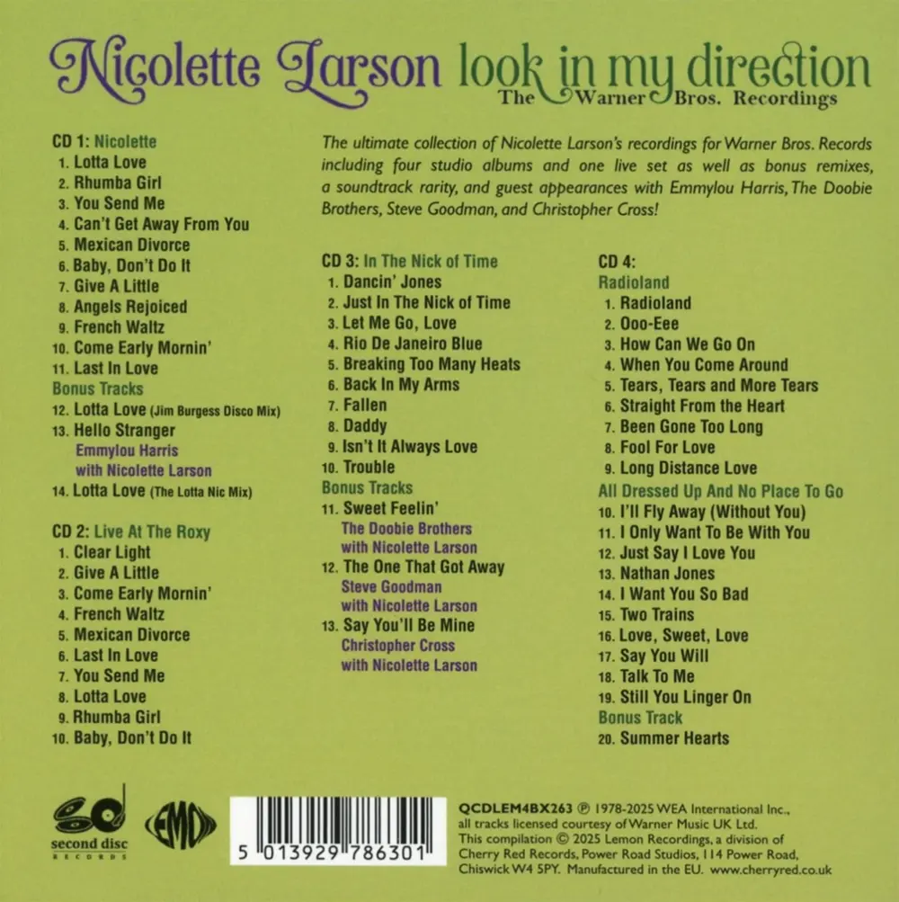 LOOK IN MY DIRECTION: THE WARNER BROS. RECORDINGS