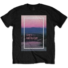The 1975, Tričko She's American, Unisex, Čierna