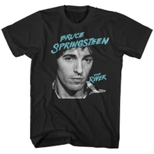 Bruce Springsteen, Tričko River 2016, Unisex, Čierna
