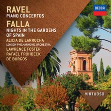 Alicia de Larrocha, CD Ravel "Piano Concertos", Falla " Nights In The Gardens Of Spain"