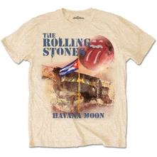The Rolling Stones, Tričko Havana Moon, Unisex, Žltá