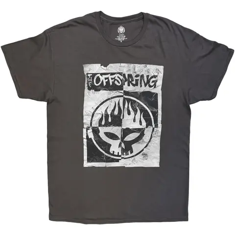 Unisex T-Shirt: Ripped Sketched Poster (Charcoal Grey)