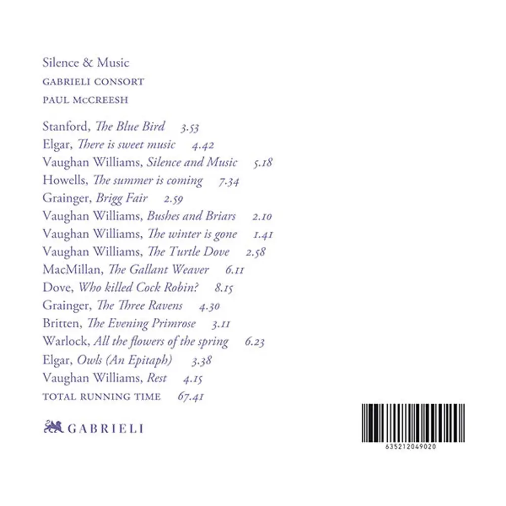 SILENCE & MUSIC (CD)
