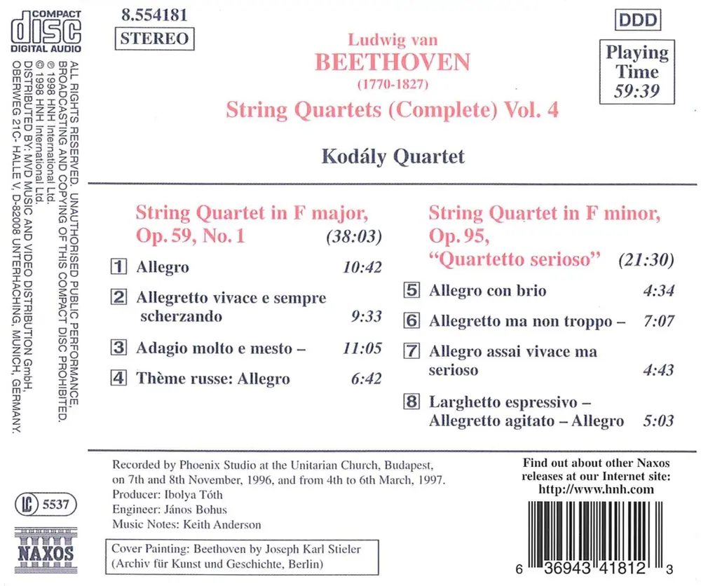 STRING QUARTETS VOL.4
