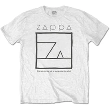 Frank Zappa, Tričko Drowning Witch, Unisex, Biela