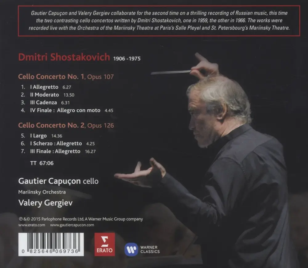SHOSTAKOVICH, D. - CELLO CONCERTOS