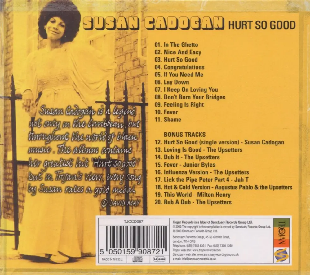 Susan Cadogan – HURT SO GOOD (CD)