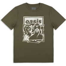 Tričko Unisex T-Shirt: Paper Cut Out Photo (Khaki Green) (Ex-Tour)