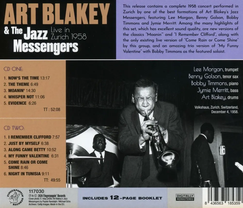 LIVE IN ZURICH 1958