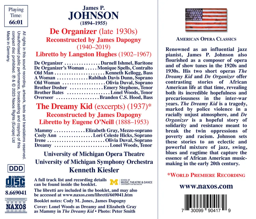 JOHNSON: THE ORGANIZER - THE DREAMY KID (EXCERPTS)