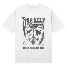 Tričko Unisex T-Shirt: Jailbreak Live In Cleveland '76 (White)