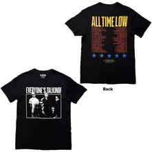 Tričko Unisex T-Shirt: Everyones Talking World Tour (Black) (Back Print)