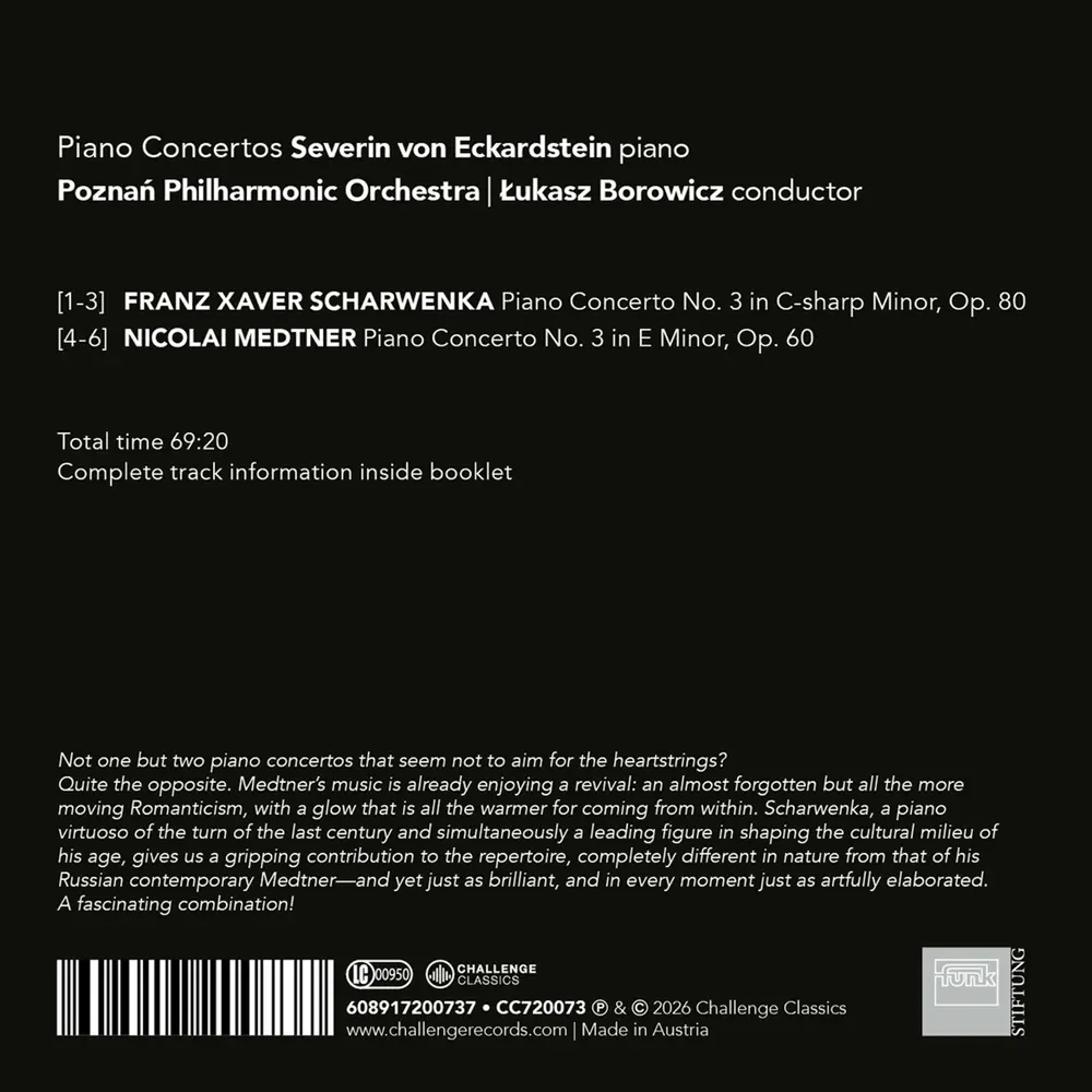 XAVER SCHARWENKA & NICOLAI MEDTNER: PIANO CONCERTOS
