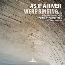 Pärnu City Orchestra & Kaspar Mänd, CD AS IF A RIVER WERE SINGING