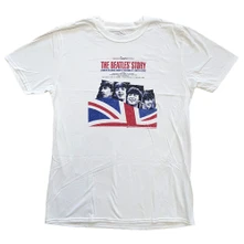 The Beatles, Tričko The Beatles Story, Unisex, Biela