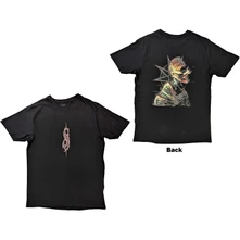 Slipknot, Tričko Skeleton & Pentagram, Unisex, Čierna