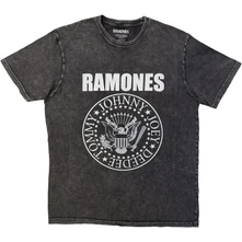 Tričko Unisex Stone Wash T-Shirt: Presidential Seal (Charcoal Grey)